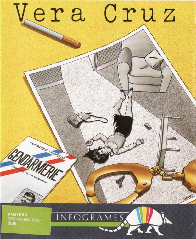 Vera Cruz box art for Commodore 64